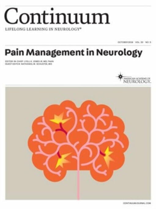 CONTINUUM Lifelong Learning In Neurology (Pain Management In Neurology) October 2024, Volume 30, Issue 5 (PDF)