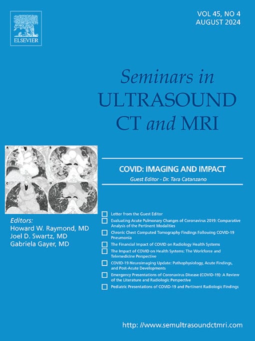 Seminars in Ultrasound, CT and MRI PDF