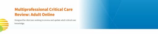 SCCM Multiprofessional Critical Care Review – Adult Online 2024 (Videos)