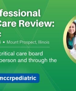 SCCM Multiprofessional Critical Care Review: Pediatric Online 2024 (Videos)