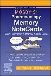 Mosby’s Pharmacology Memory NoteCards, 7th Edition (PDF)